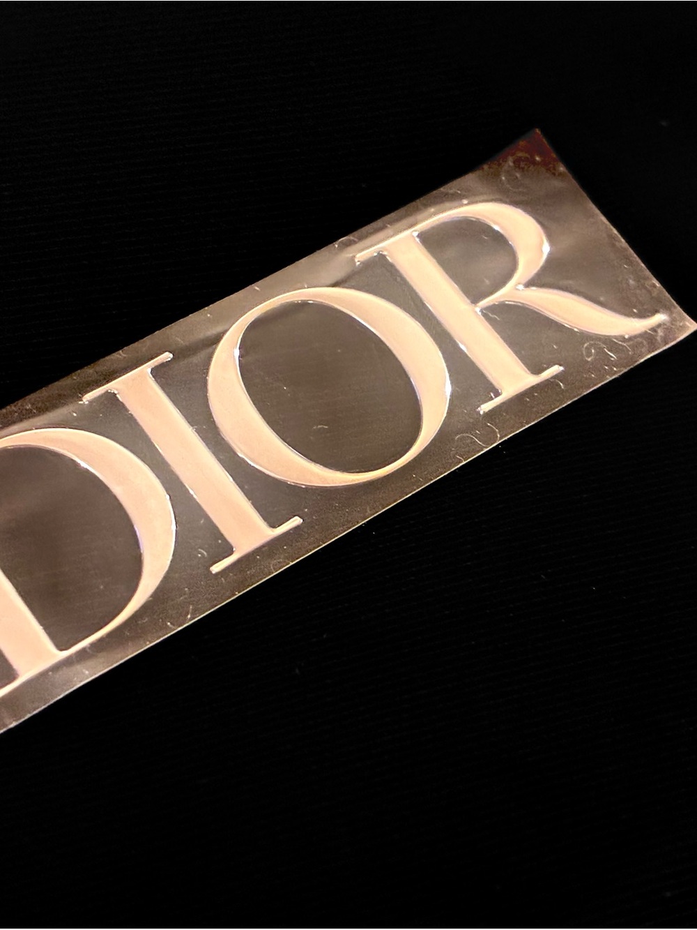 Ultra lux Dior Metal Embossed Rare Ultra Soft velvety black M-L Trousseau Bag - Picture 8 of 17
